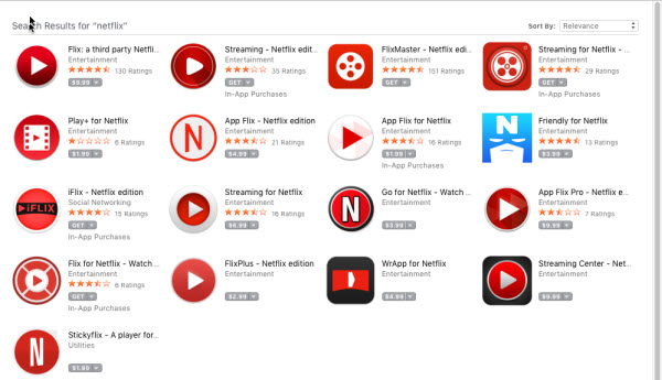 Which netflix app for macbook pro