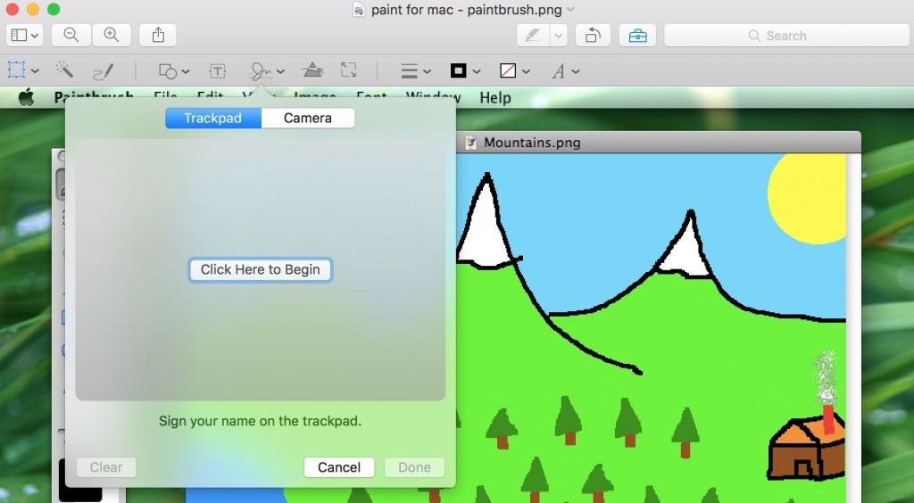 paint equivalent in mac